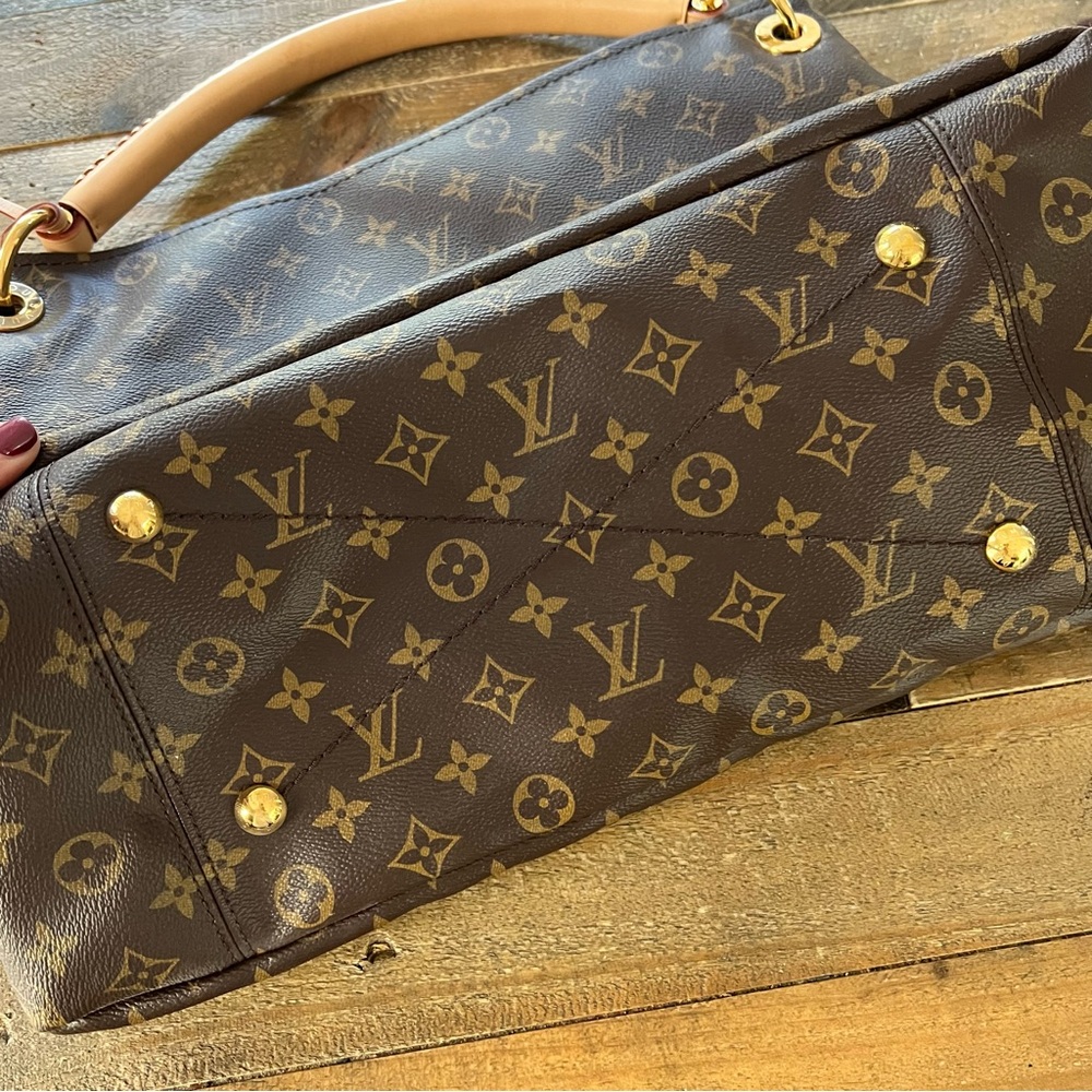 LOUIS VUITTON • Artsy MM purse bag hobo • Authentic • Full Set - Picture 5 of 16